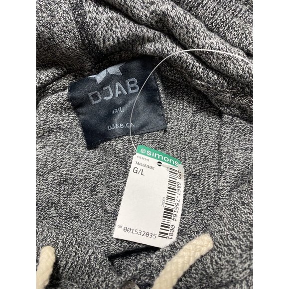 BRAND NEW Simons Djab Gray Mens Hoodie Sweater Pullover - Size Large - Picture 6 of 12